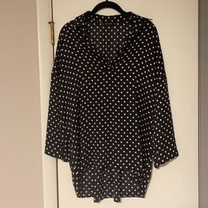 Zara polka dot blouse. Size s.